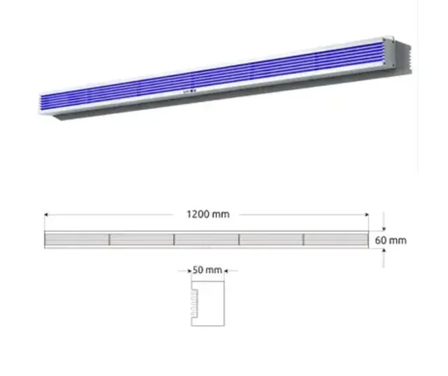 Barra UV-C X50 de UV-Life para desinfección de laboratorios grandes